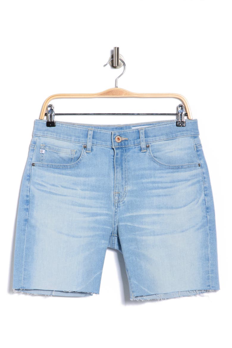 Ex-Boyfriend Mid Thigh Denim Shorts, Alternate, color, COASTAL SHORE