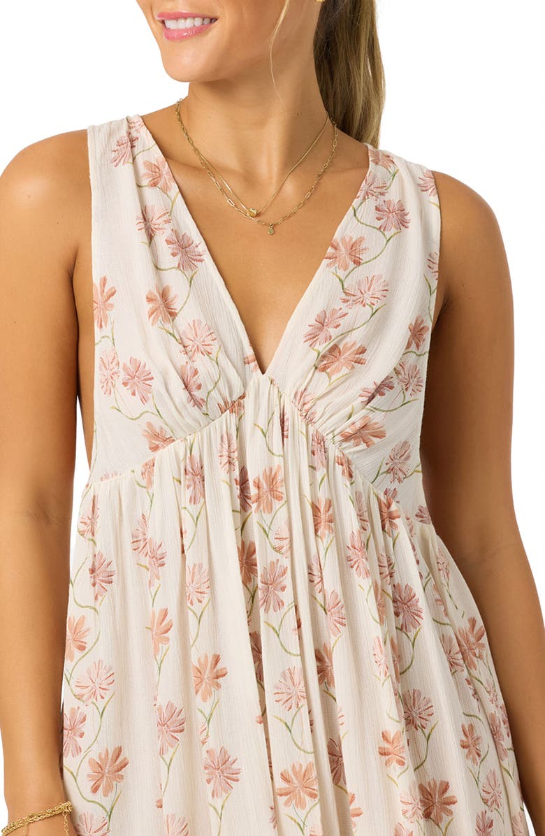 O'Neill Saltwater Essentials Babydoll Dress, Alternate, color, Tofu