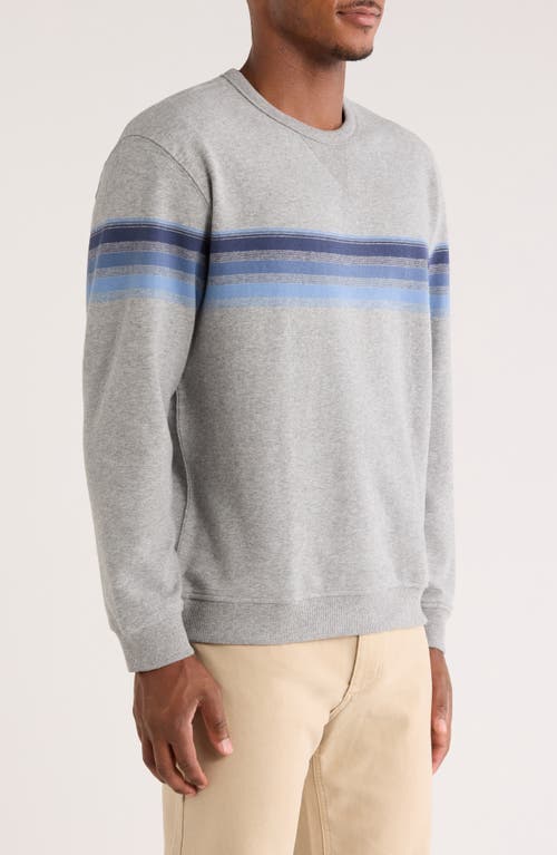 Marine Layer Cloud 9 Fleece Relaxed Crewneck Sweatshirt In Blue