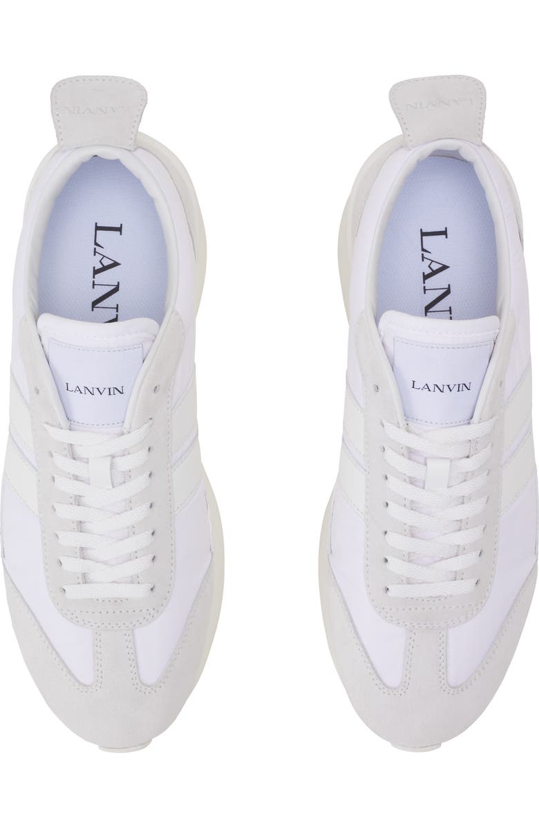 Lanvin Bumpr Sneakers In Nylon, Alternate, color, White
