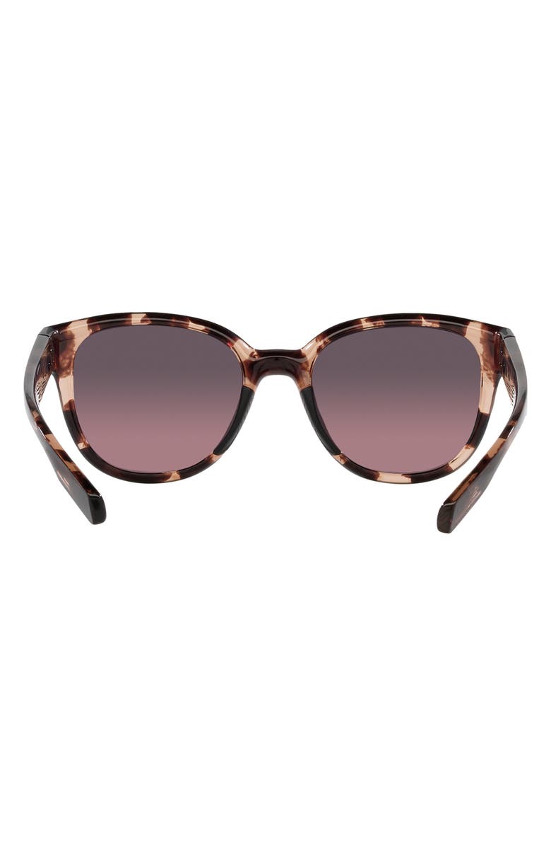 Costa Del Mar Salina 53mm Gradient Polarized Rectangular Sunglasses, Alternate, color, Tortoise