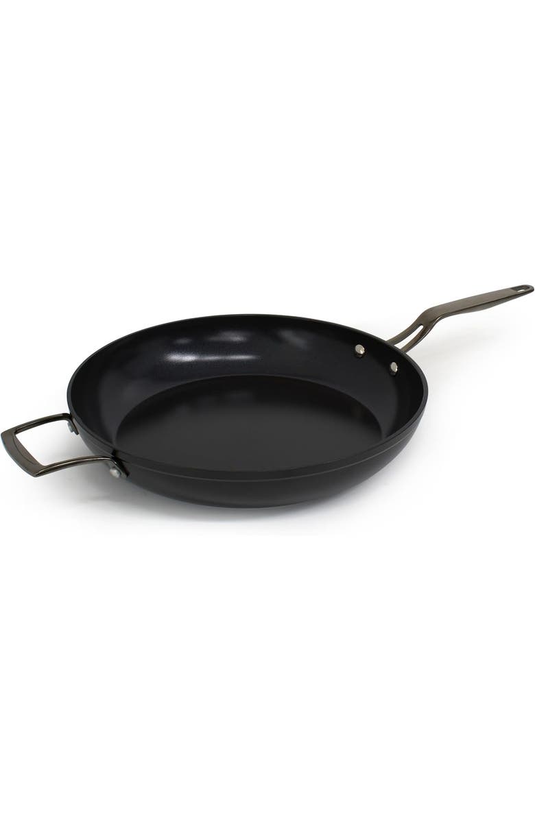 Blu. 12.6 inch Induction Frying Pan, Main, color, Black