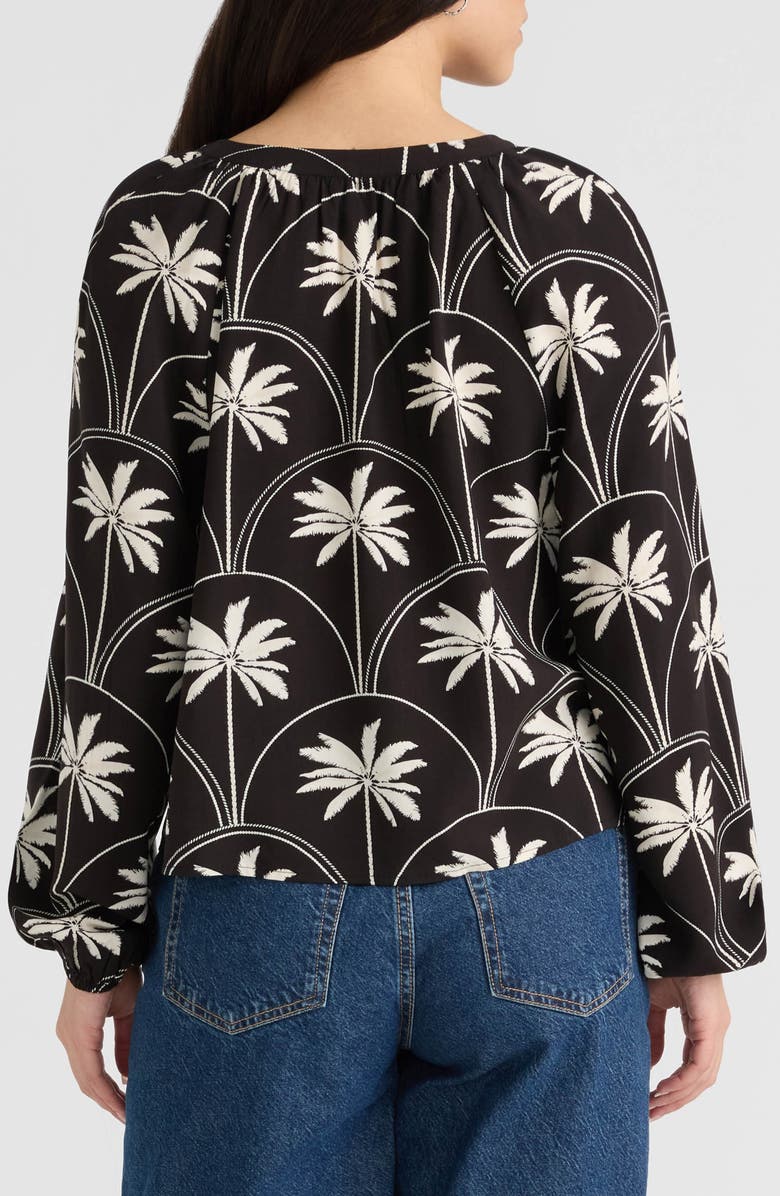 NVLT Split Neck Challis Top, Alternate, color, 