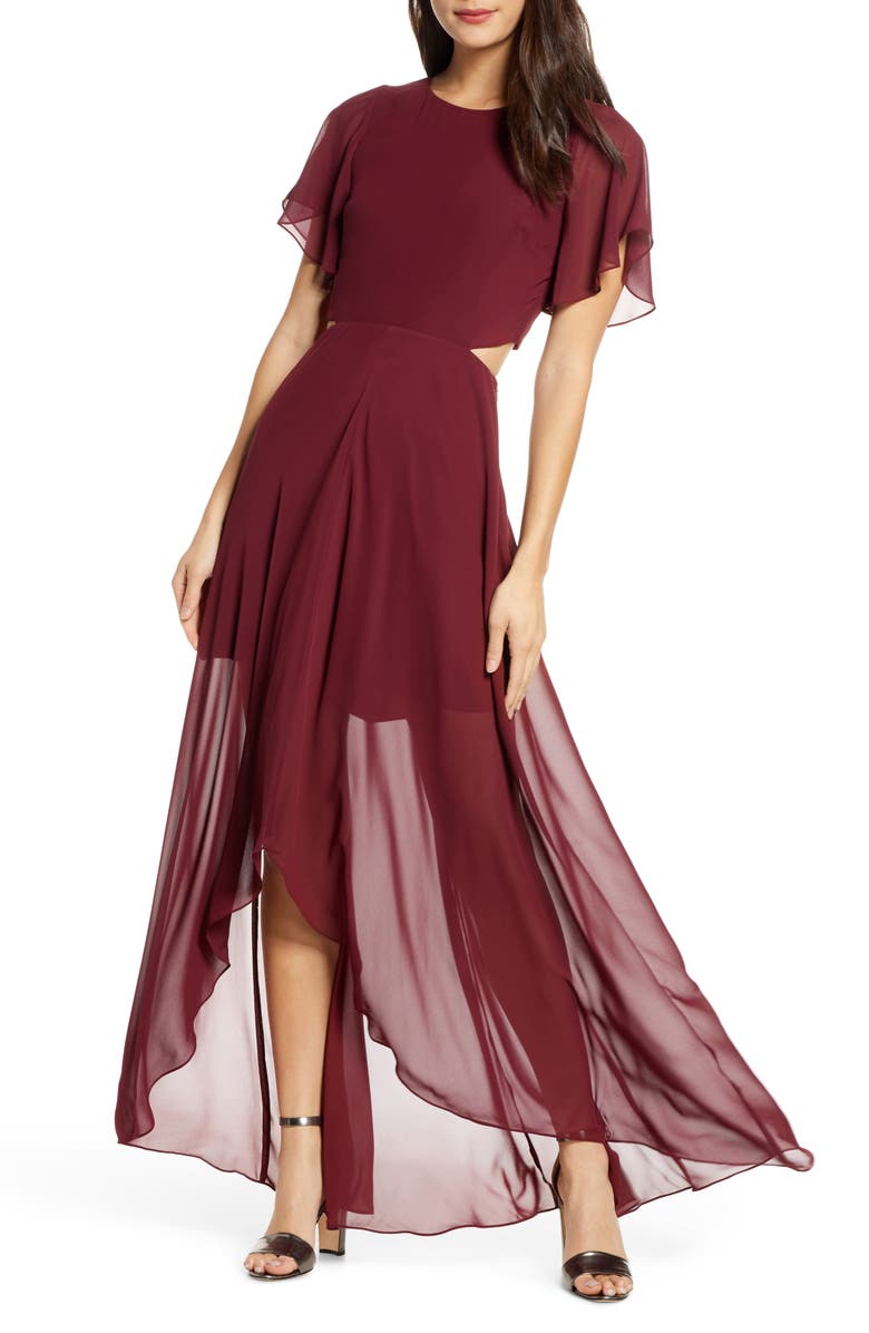 Ali & Jay Cutout Maxi Dress, Main, color, 