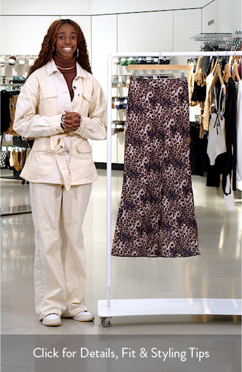 Emily Leopard Print Maxi Skirt, sales video thumbnail