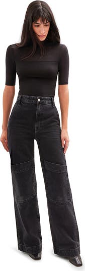 Niko Jersey Turtleneck Top