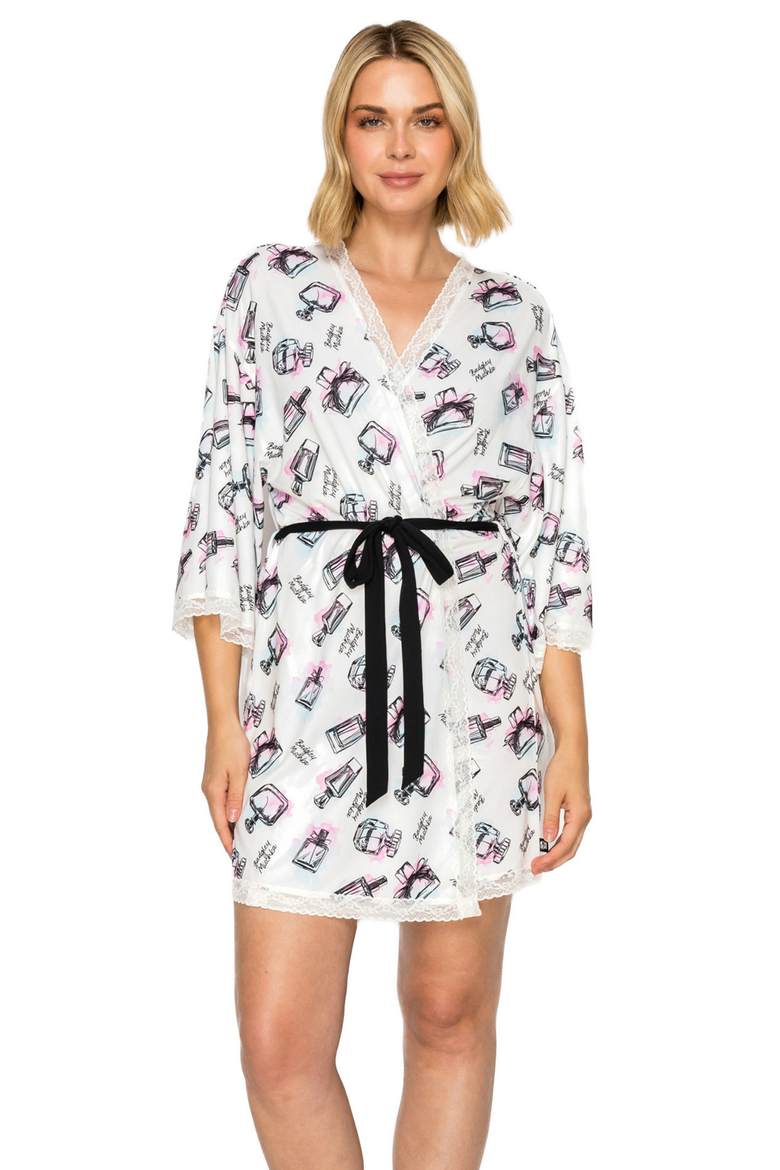 Yummy Jersey Cozy Robe, Main, color, Cream Perfume
