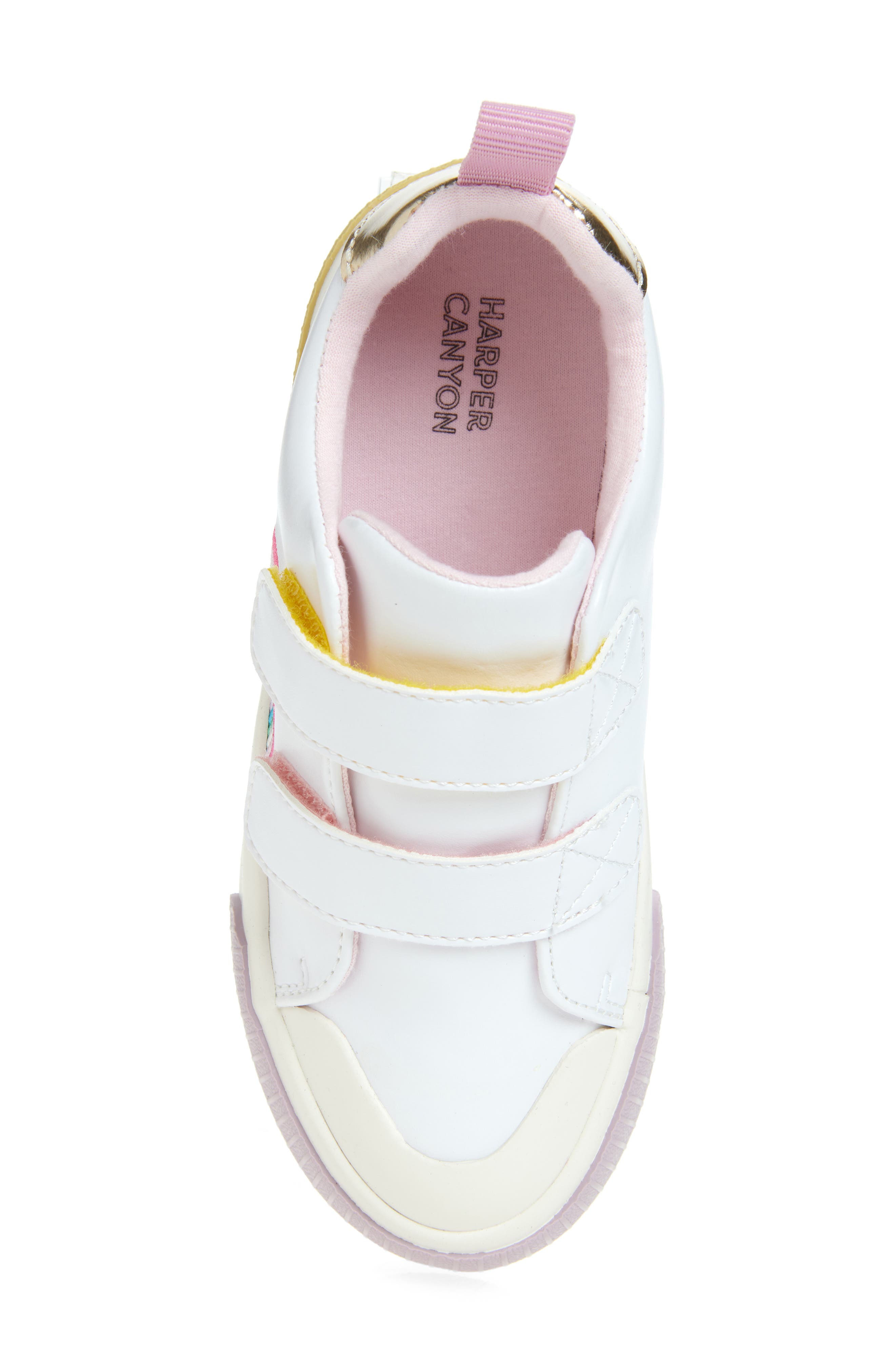 Harper Canyon Kids' Stella Rainbow Sneaker, Alternate, color, 