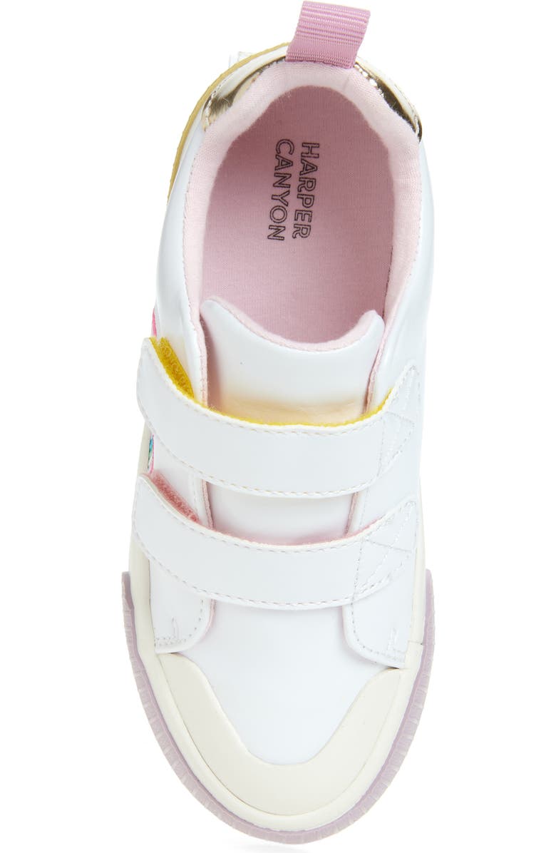 Harper Canyon Kids' Stella Rainbow Sneaker, Alternate, color,