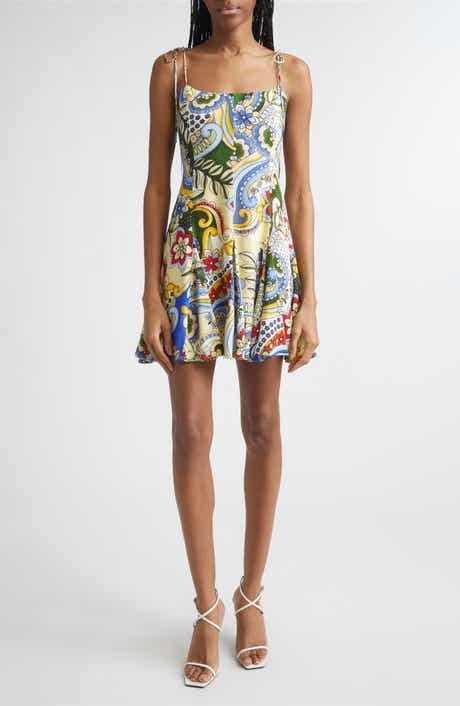 Floral Tie Strap Minidress
