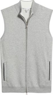 Peter Millar Coolspun Performance Full Zip Sweater Vest