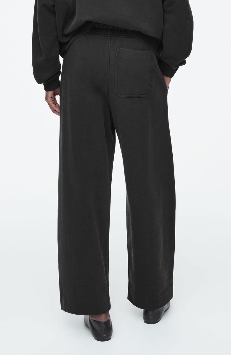 COS Organic Cotton Blend Barrel Leg Sweatpants, Alternate, color, 