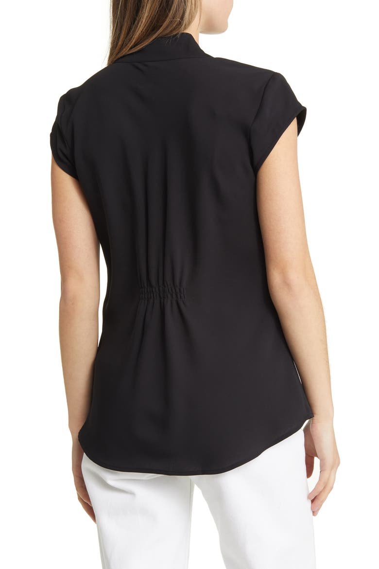 Day to Night Cap Sleeve Top, Alternate, color, BLACK ONYX