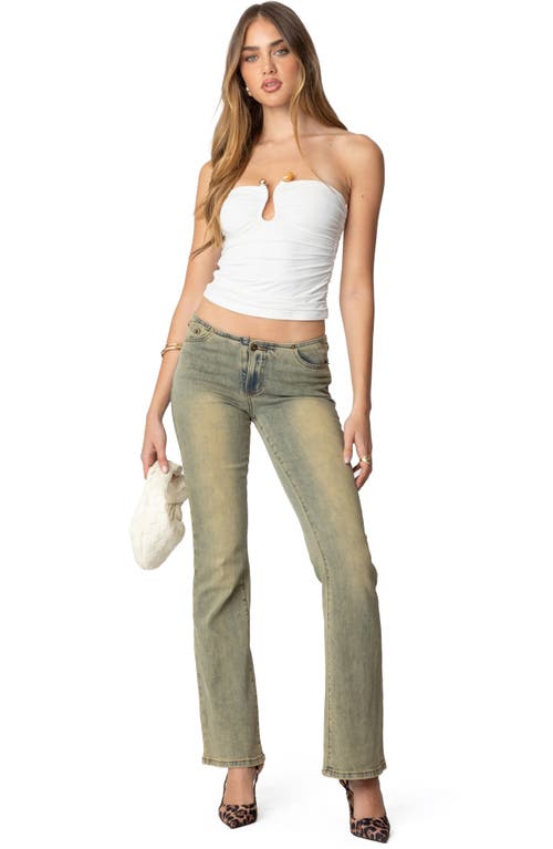 EDIKTED EDIKTED CURVED U NECK TUBE TOP