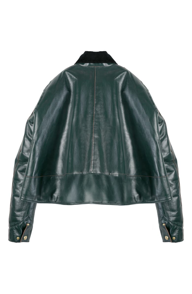 Sacai Carhartt WIP Leather Jacket, Alternate, color,