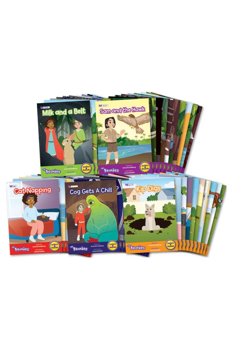 The Beanies Hilo Diversity Decodable Boxed Set 2 W/ 60 Books, Alternate, color, Multicolored