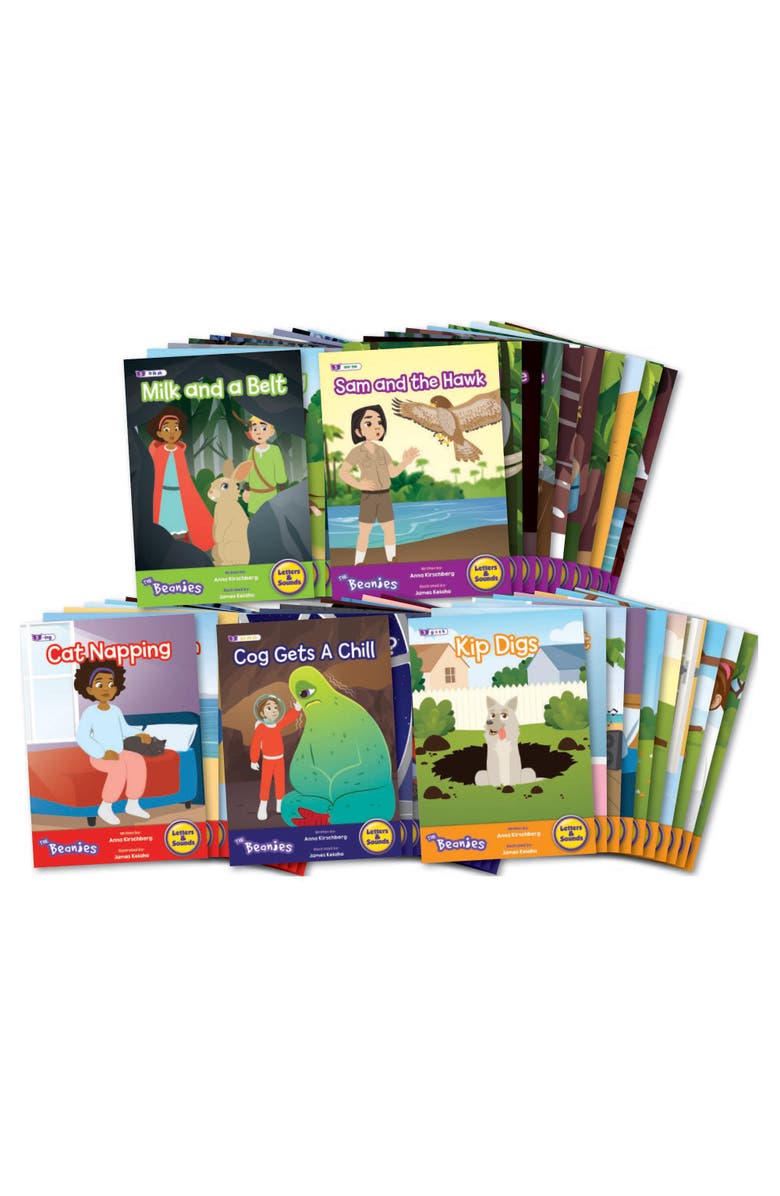 Beanstalk Books The Beanies Hilo Diversity Decodable Boxed Set 2 W/ 60 Books, Alternate, color, Multicolored