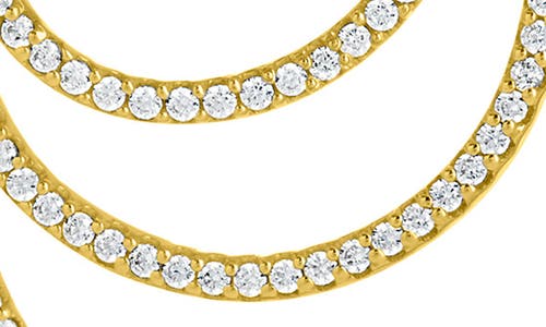 Sterling Forever Kaia Cubic Zirconia Statement Drop Earrings