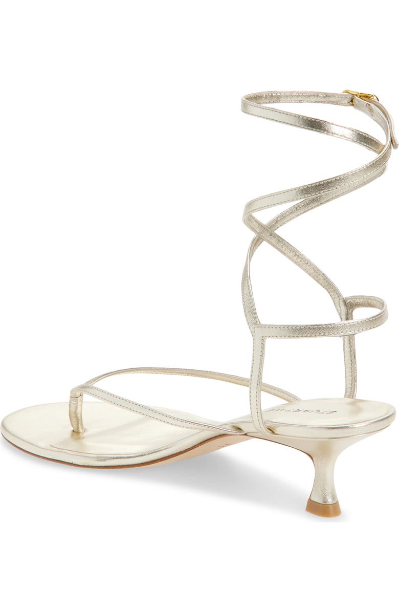Stuart Weitzman Cabo II Sandal, Alternate, color, Light Gold