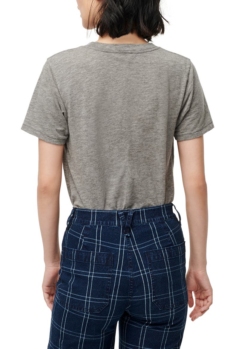 Europe Tee in Slub Cotton, Main, color, HEATHER GRANITE