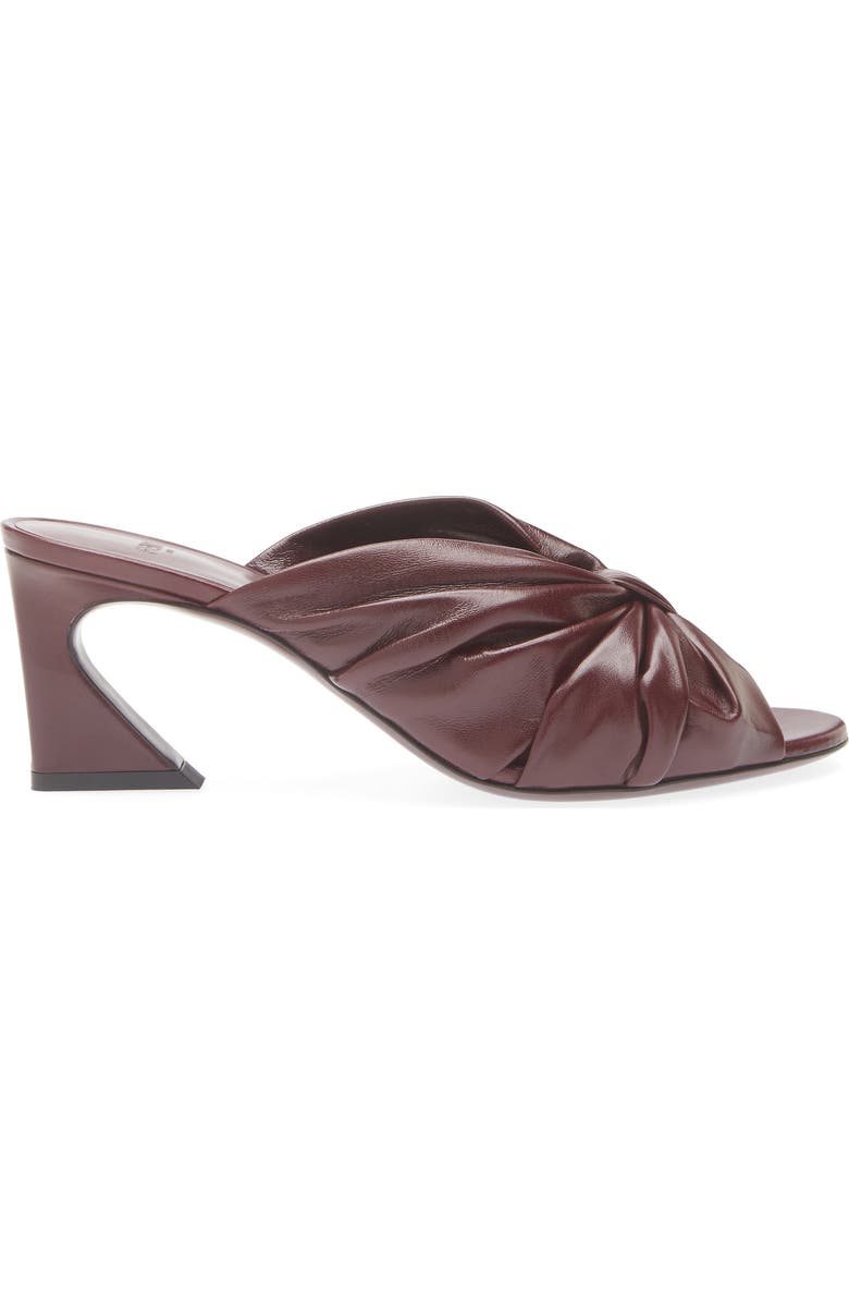 Fendi Arco Sandal, Alternate, color, Burgundy