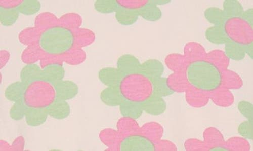 Dot Australia Kids' Blossom Puff Sleeve Dress In Cream Multi