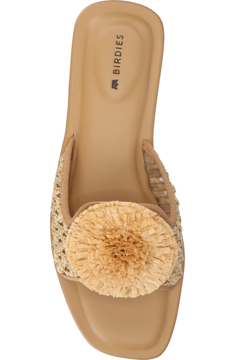 Birdies The Kiwi Pom Sandal, Alternate, color, Tan Openweave