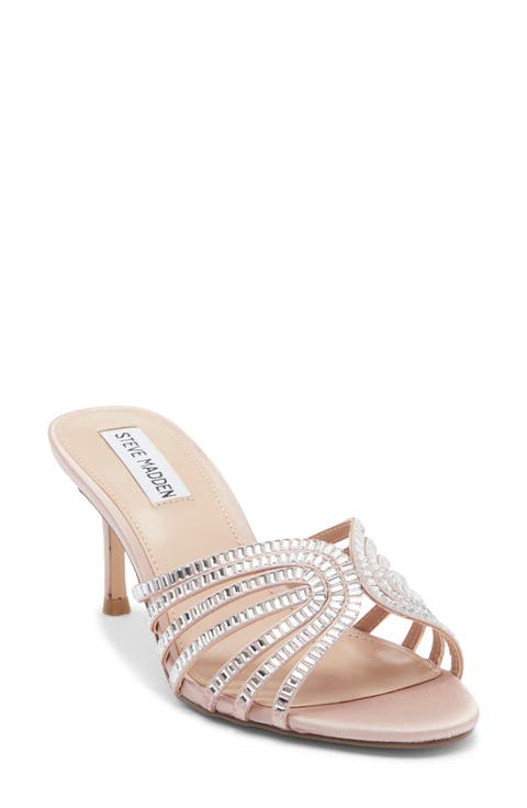 Melanyy Crystal Embellished Slide Sandal (Women)