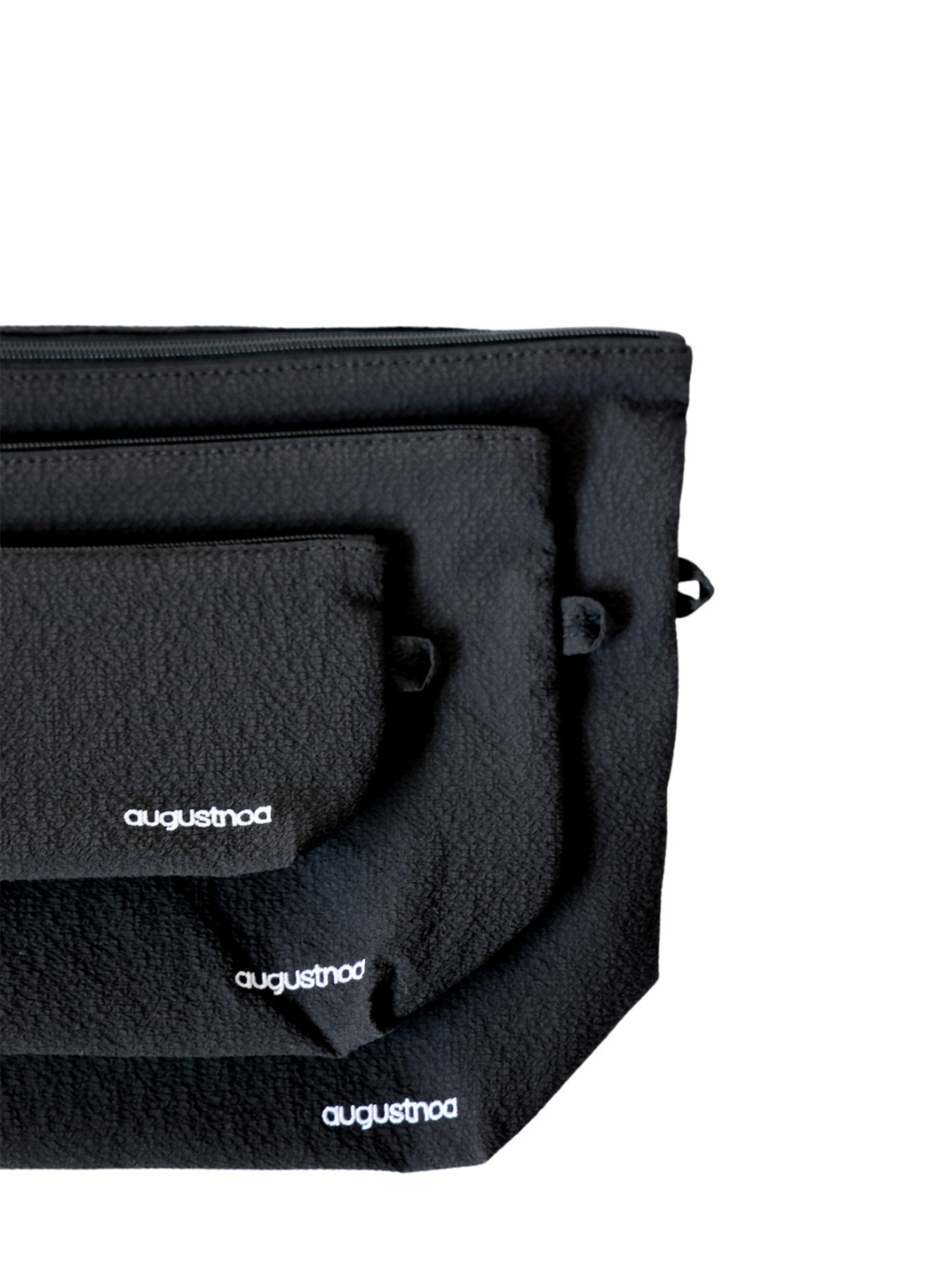 AUGUSTNOA Travel Pouch Set, Alternate, color, Black