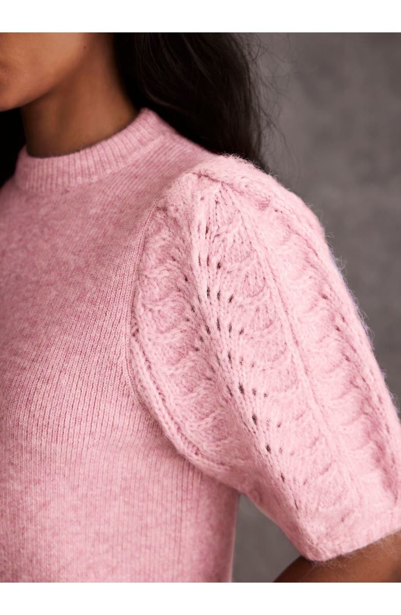 MINT VELVET Stitch Sleeve Knit Top, Alternate, color,