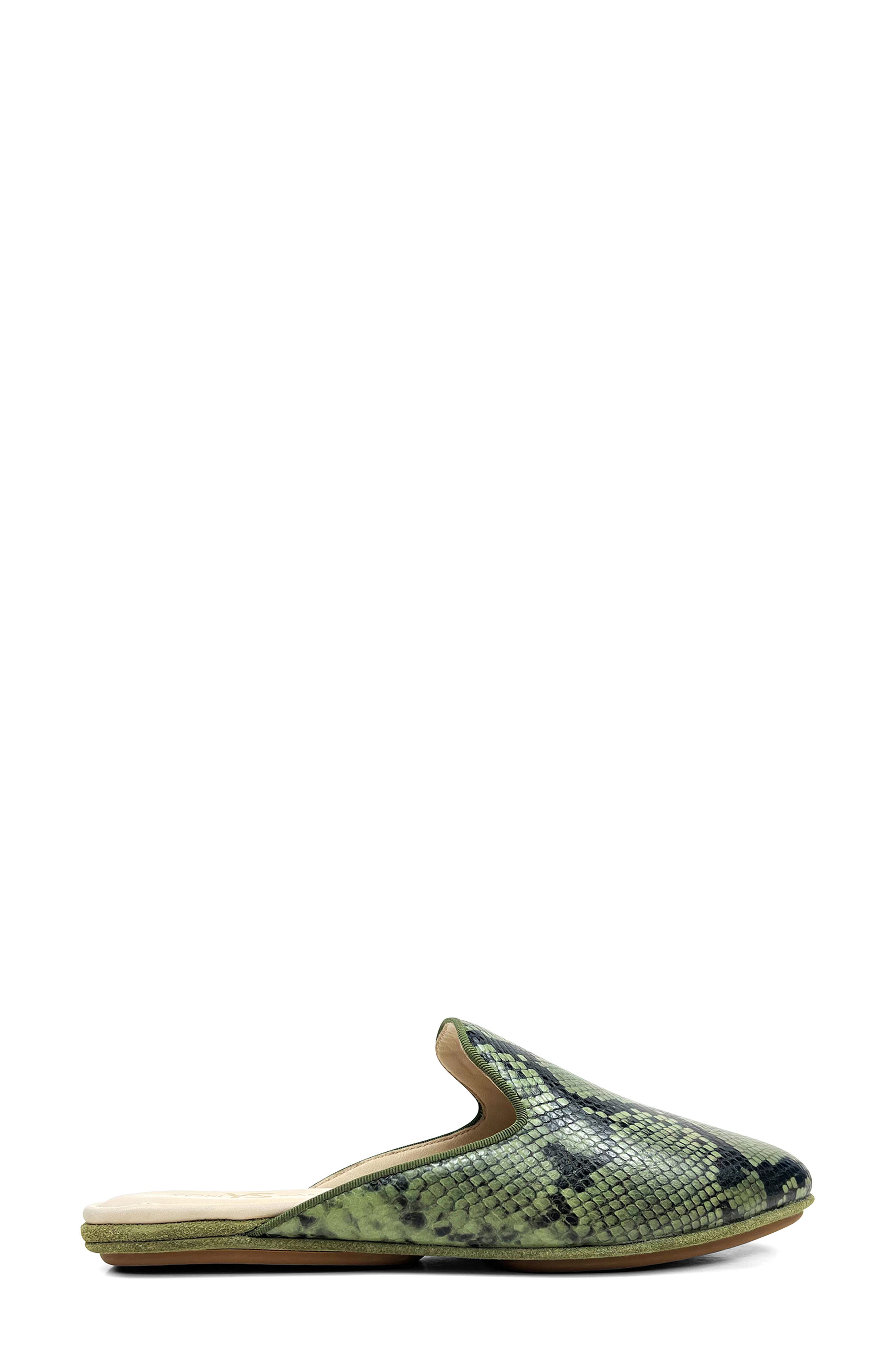 Yosi Samra Vidi Snakeskin Print Mule, Alternate, color, 