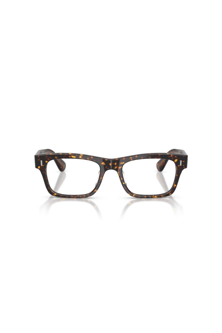 52mm Rectangle optical glasses, Alternate, color, Tortoise