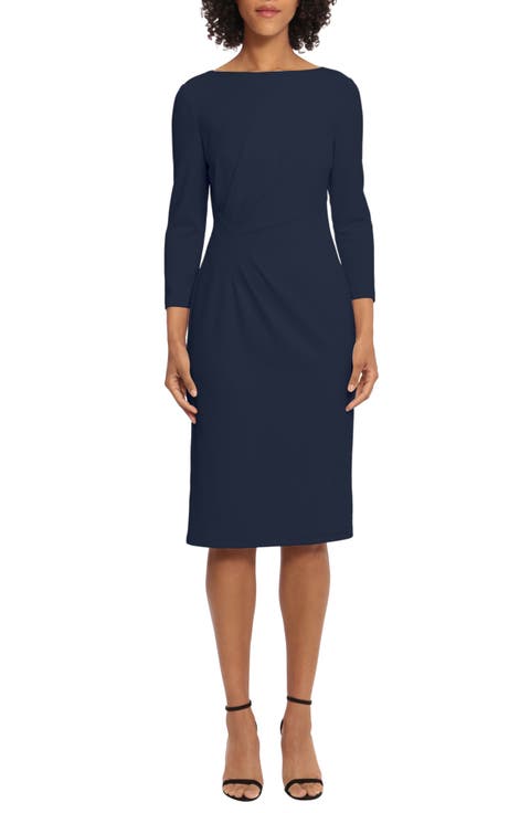 限定! Maggy London Vネック 美ライン ミディワンピース Amazon.com: Maggy London Women's Sequin V-Neck Midi Dress