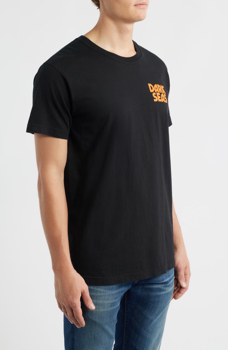 DARK SEAS Trail King Cotton Graphic T-Shirt, Alternate, color, Black