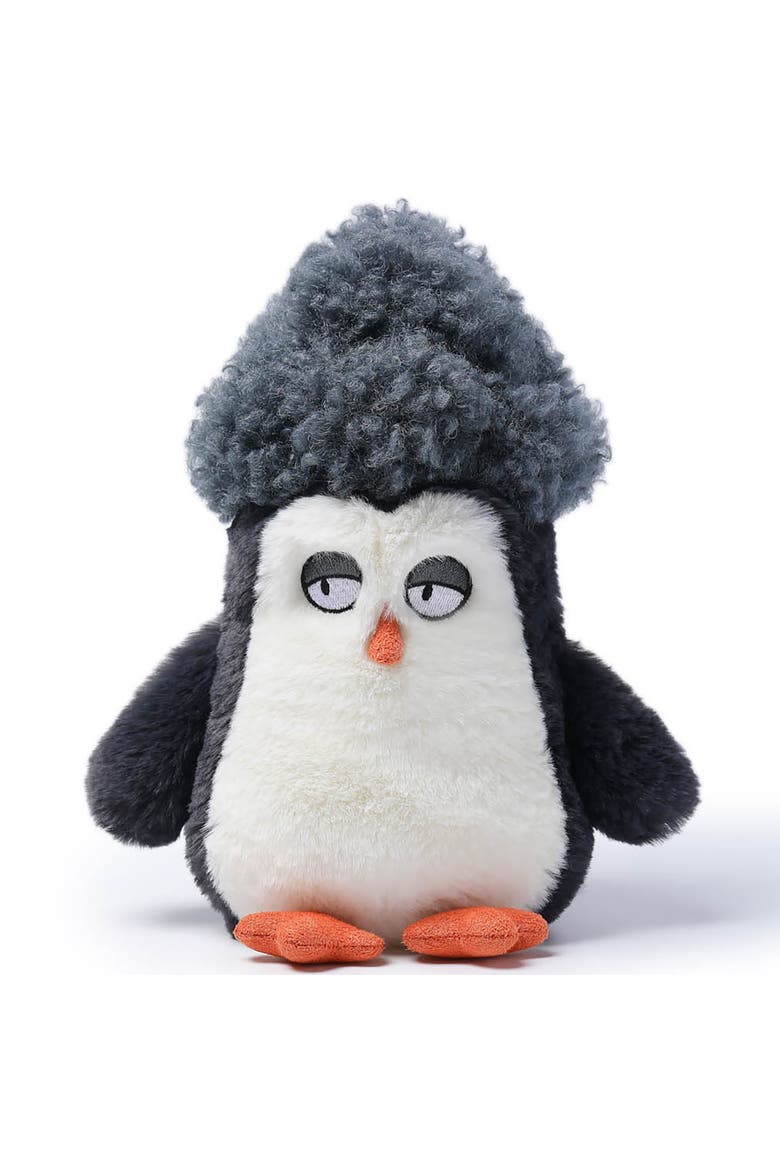 7 Inch Afro Hair Penguin Weighted Stuffed Animal, Main, color, Multicolored
