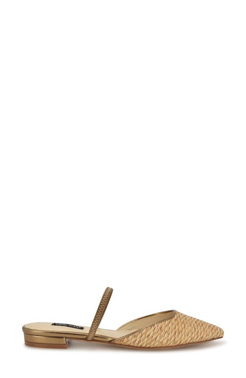 Nine West Gorga Mule In Light Natural