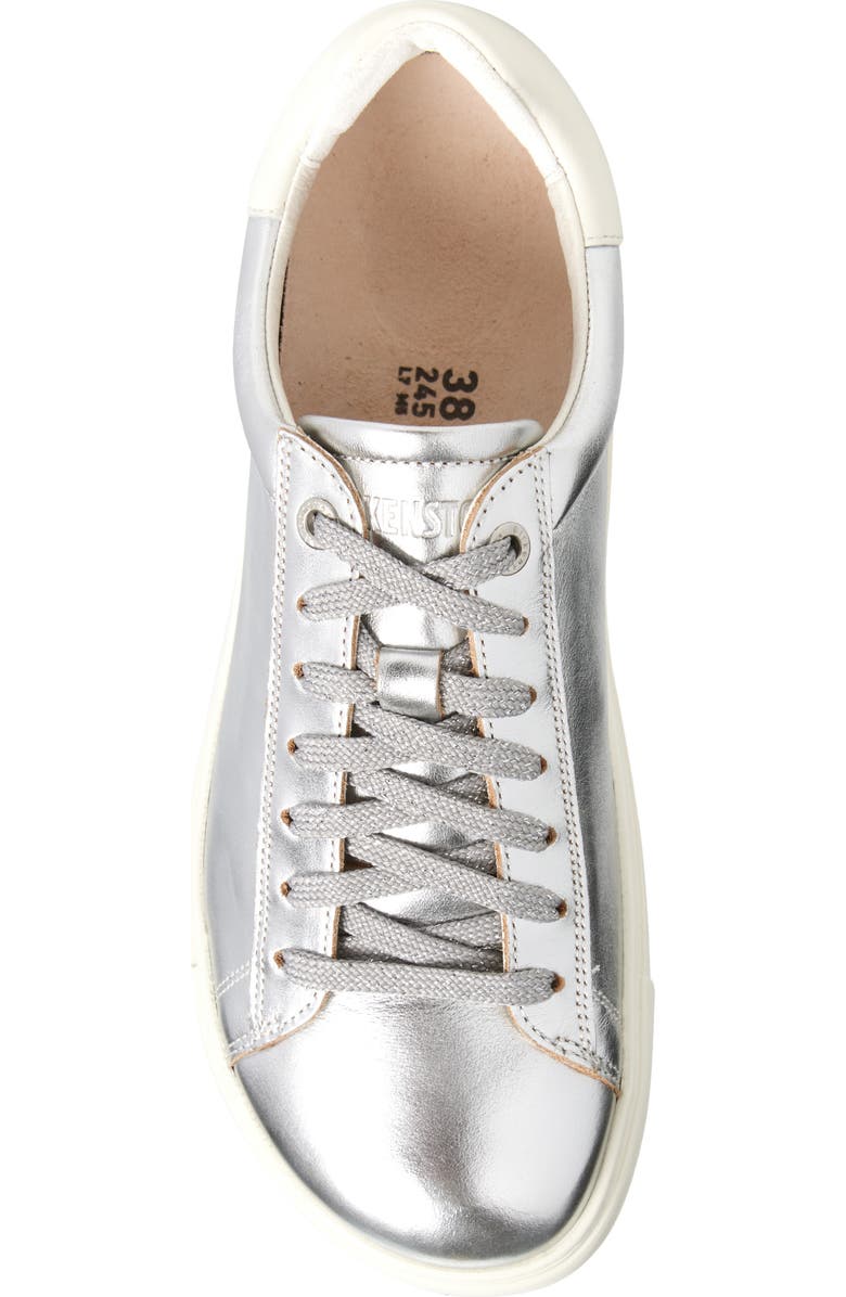 Birkenstock Bend Sneaker, Alternate, color, Silver Metallic