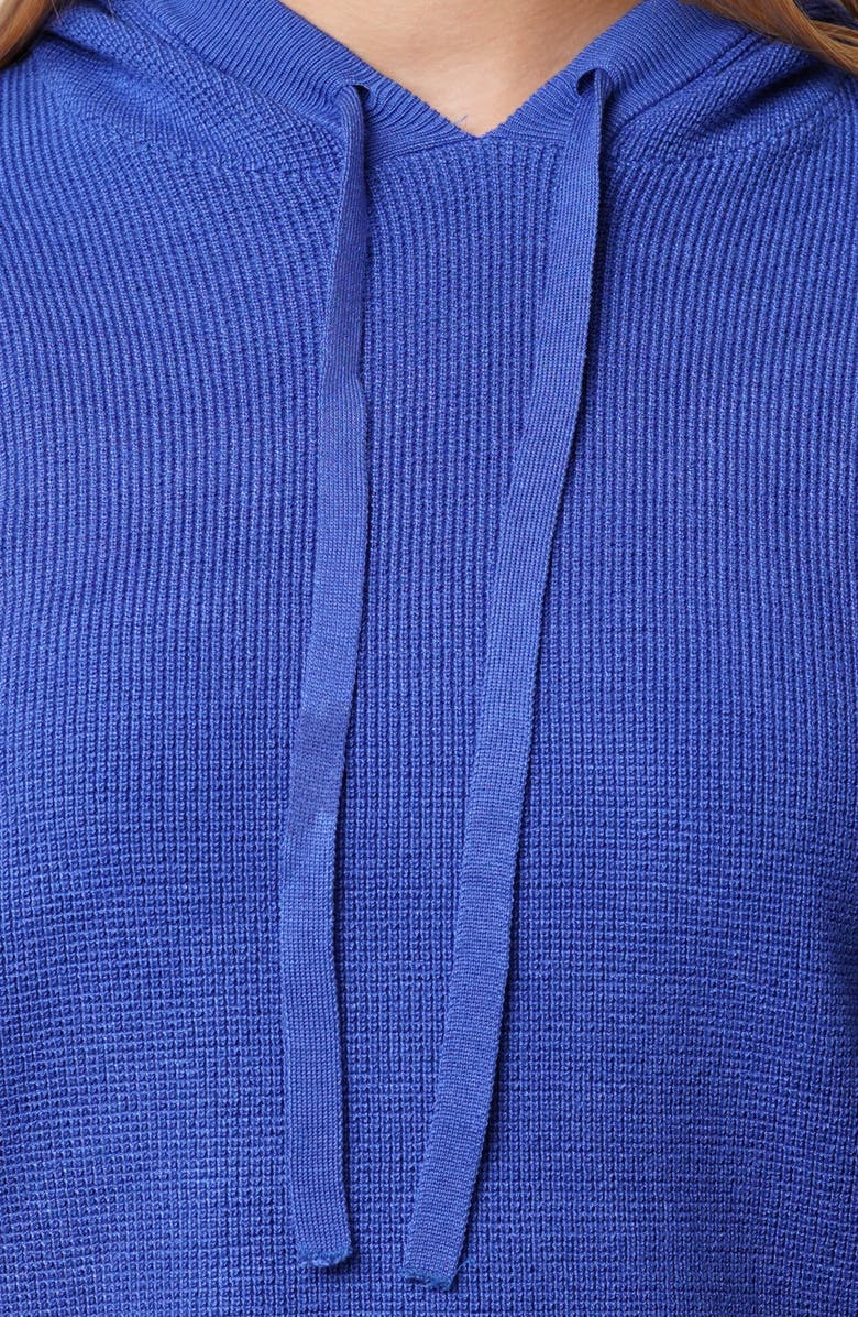 CYRUS Waffle Knit Hoodie, Alternate, color, Dazzling Blue