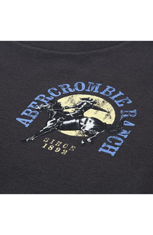 Abercrombie Kids Kids' Giddyup Graphic T-shirt In Black
