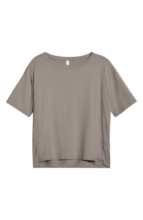 Zella Equilibrium Cocoon T-shirt In Grey Rock