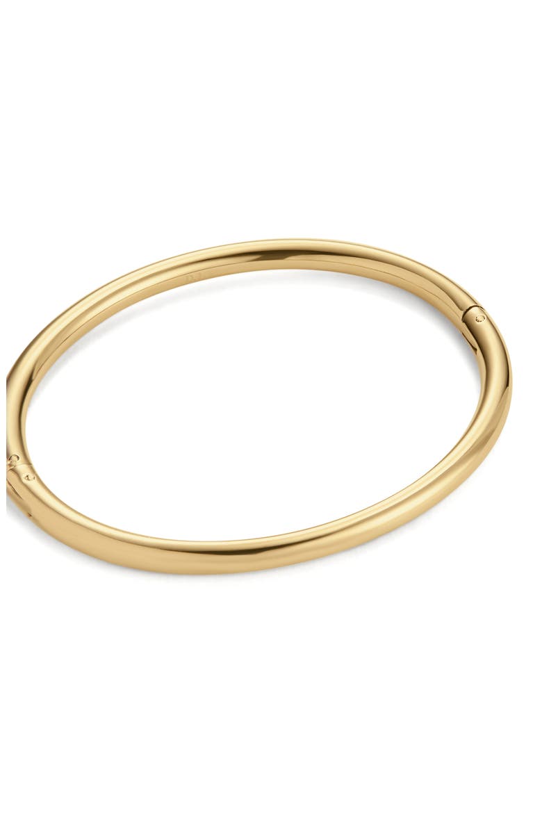 Classic Oval Bangle, Alternate, color, GOLD