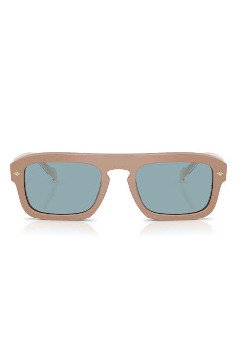 53mm Gradient Square Sunglasses