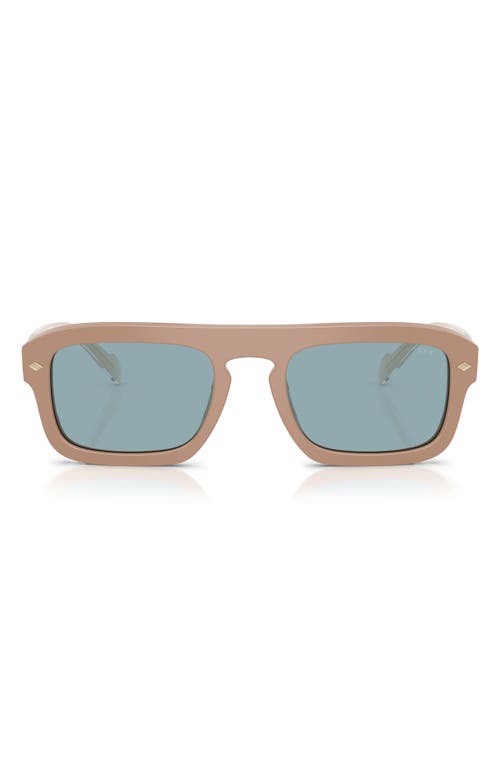 Vogue 53mm Gradient Square Sunglasses In Blue