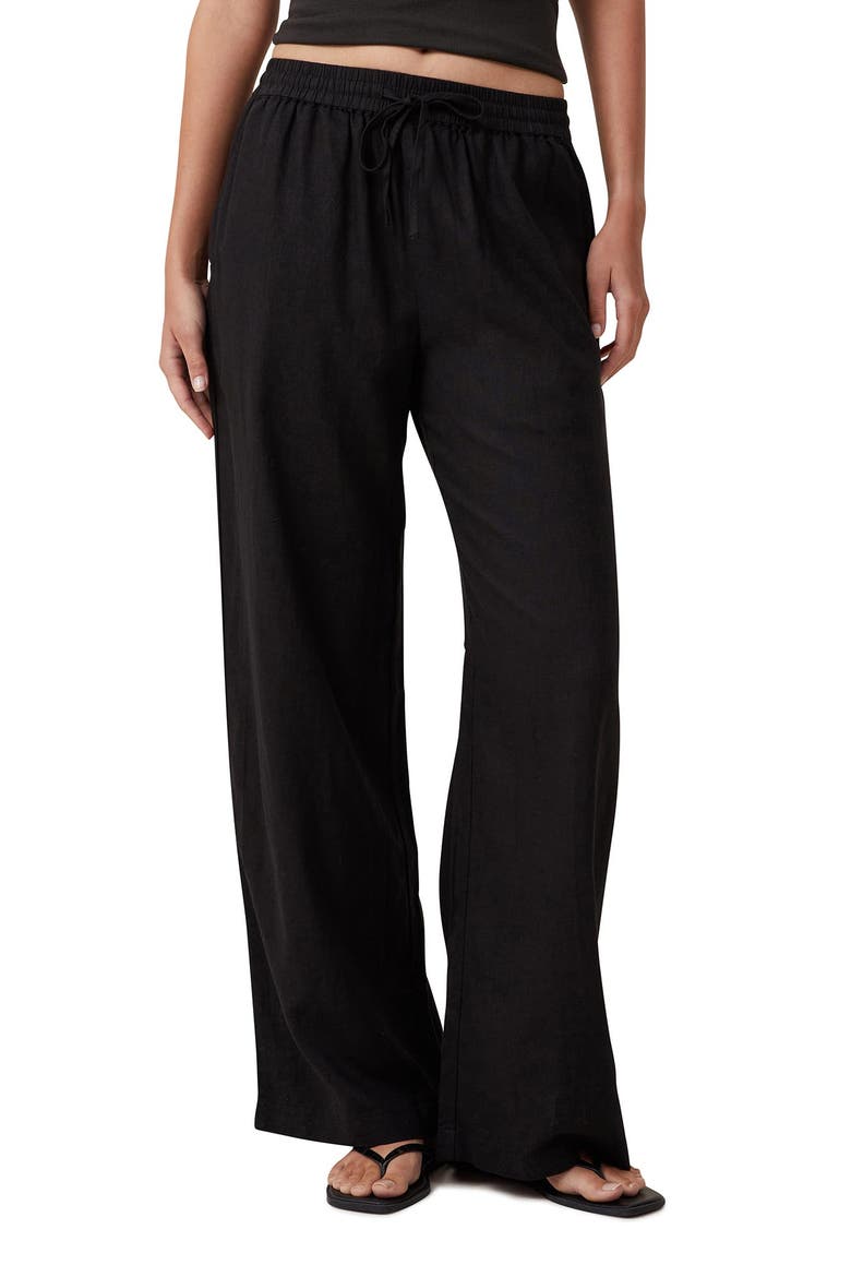 Women's Haven Wide Leg Pant, Main, color, Black