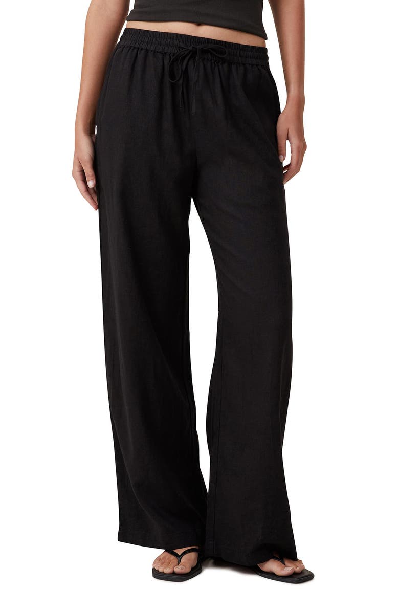 Cotton On Women's Haven Wide Leg Pant, Main, color, Black