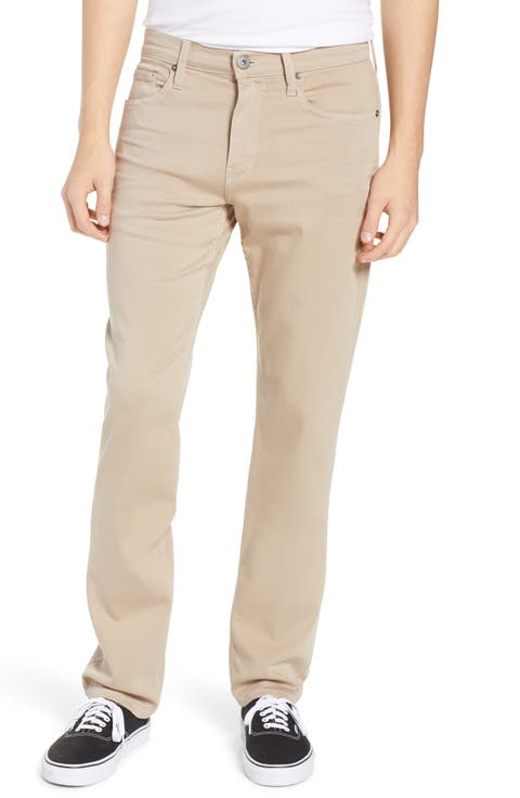 Men's Beige Slim Straight Jeans | Nordstrom
