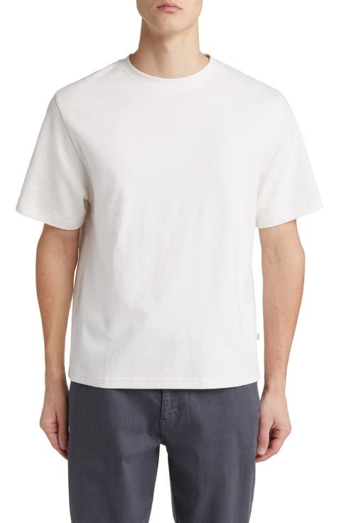Dean Boxy Textured Organic Cotton T-Shirt