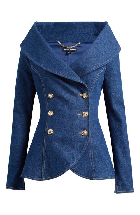 Jordan Double Breasted Denim Jacket
