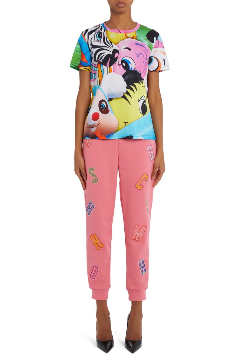 Moschino Fantasy Print Cotton T-Shirt, Alternate, color, 
