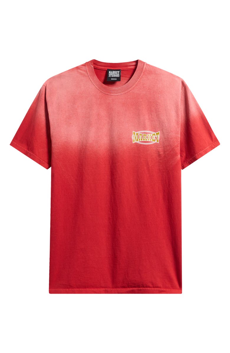 MARKET Saloon Cotton Graphic T-Shirt, Alternate, color, Salsa